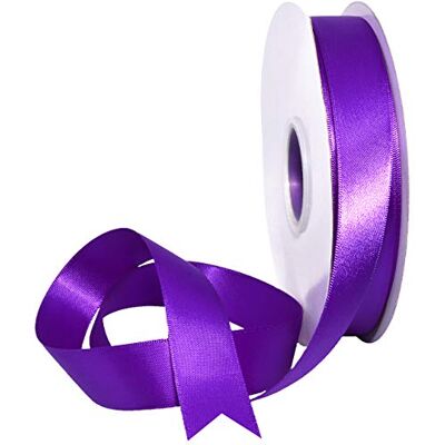 Morex Double Face Nastro di raso, 7/8 pollici da 50 m, colore: Viola Morex Double Face Nastro di raso, 7/8 pollici da 50 m, colore: Viola