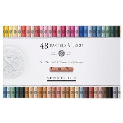 Sennelier Set pastelli extra morbidi, colori ritratti assortiti, 48 pezzi Sennelier Set pastelli extra morbidi, colori ritratti assortiti, 48 pezzi
