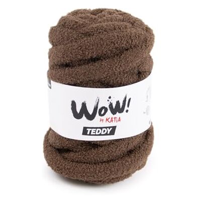 Katıa WOW TEDDY di in gomitoli da 600 grammi e 16 metri. (100 Visone) Katıa WOW TEDDY di in gomitoli da 600 grammi e 16 metri. (100 Visone)