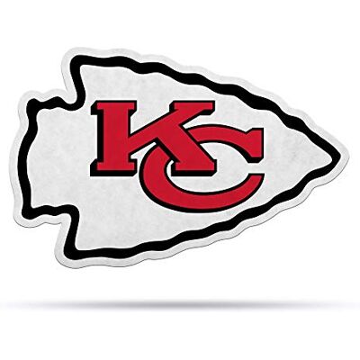 Rico Industries NFL Kansas City Chiefs NFL Primary Logo Shape Cut Pennant, Colore della squadra, Impronta dell'articolo: 18 "x 18 Rico Industries NFL Kansas City Chiefs NFL Primary Logo Shape Cut Pennant, Colore della squadra, Impronta dell'articolo: 18 "x 18