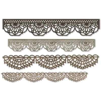 Sizzix Thinlits Die, Uncinetto, 4 Pezzi Sizzix Thinlits Die, Uncinetto, 4 Pezzi