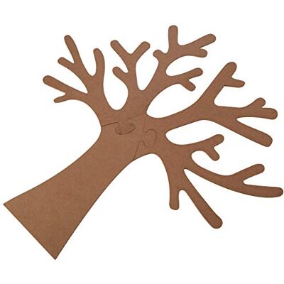 Baker Ross Albero per Esposizione Gigante di Legno (confezione da 1) perfetto per i bambini da decorare e personalizzare Baker Ross Albero per Esposizione Gigante di Legno (confezione da 1) perfetto per i bambini da decorare e personalizzare