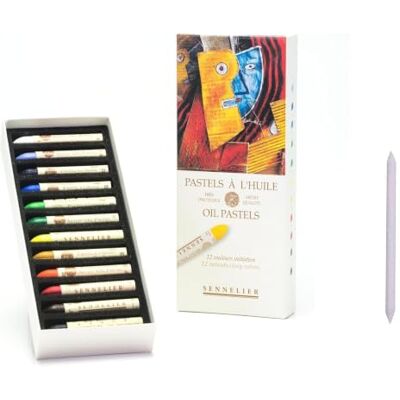 Sennelier Pastelli ad olio 12 colori Made in France Sennelier Pastelli ad olio 12 colori Made in France
