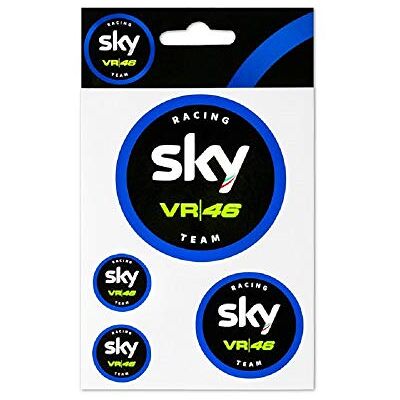 VR46 Adesivi Sky Racing,Unisex,One Size,Multi VR46 Adesivi Sky Racing,Unisex,One Size,Multi