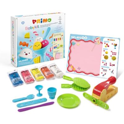 PRIMO Babykit Pasta da Modellare in Set da 5 Panetti di Pasta Modellabile Easydò Made in Italy, Giochi Bambini 3 Anni per Stimolare la Creatività Kit Cartoleria e Lavoretti Creativi per Bambini PRIMO Babykit Pasta da Modellare in Set da 5 Panetti di Pasta Modellabile Easydò Made in Italy, Giochi Bambini 3 Anni per Stimolare la Creatività Kit Cartoleria e Lavoretti Creativi per Bambini