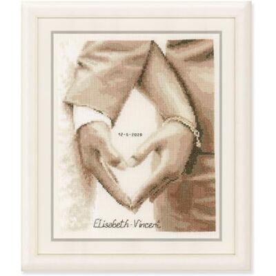 Vervaco Kit Punto Croce Contato CUORE DEGLI SPOSI Decorativi Per Pareti ca. 21 x 26 cm Set Fai Da Te Creativo Adulti Casa Decor Arte Da Parete Kit Per Hobby Cross Stitch Vervaco Kit Punto Croce Contato CUORE DEGLI SPOSI Decorativi Per Pareti ca. 21 x 26 cm Set Fai Da Te Creativo Adulti Casa Decor Arte Da Parete Kit Per Hobby Cross Stitch