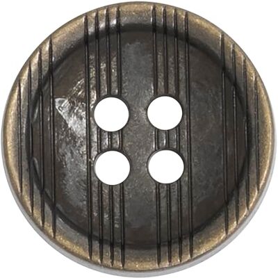 Aerzetix C74838 Set di 10 Bottoni per cucire rotondi Ø15x2.8mm con bordo a 4 fori L24 24L in metallo colore smog apertura 1.8mm merceria cucito tessuto abbigliamento Aerzetix C74838 Set di 10 Bottoni per cucire rotondi Ø15x2.8mm con bordo a 4 fori L24 24L in metallo colore smog apertura 1.8mm merceria cucito tessuto abbigliamento