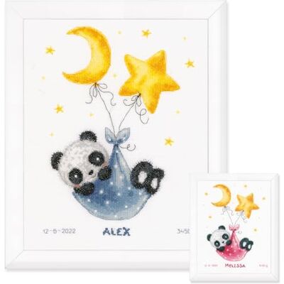 Vervaco Kit Punto Croce Contato L'ORSO PANDA VA A DORMIRE Annuncio Nascita Punto Croce ca. 27 x 34 cm Regalo Personalizzato Set Fai Da Te Attività Creative Adulti Benvenuto Bambino Cross Stitch Vervaco Kit Punto Croce Contato L'ORSO PANDA VA A DORMIRE Annuncio Nascita Punto Croce ca. 27 x 34 cm Regalo Personalizzato Set Fai Da Te Attività Creative Adulti Benvenuto Bambino Cross Stitch