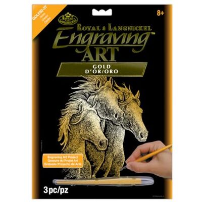 Royal & Langnickel oro incisione arte A4 Dimensioni Cavalli per pittura Set Royal & Langnickel oro incisione arte A4 Dimensioni Cavalli per pittura Set