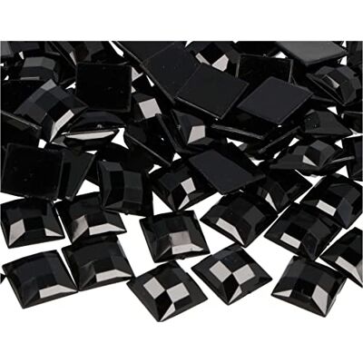 INNSPIRO Gemelli decorativi acrilici quadrato nero opaco 16 x 16 mm. 500 u.Ca. INNSPIRO Gemelli decorativi acrilici quadrato nero opaco 16 x 16 mm. 500 u.Ca.
