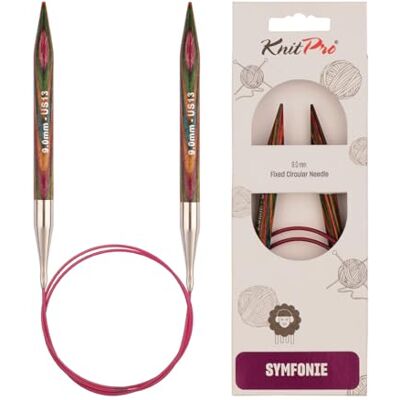KnitPro circolari Aghi, 100 cm x 9 mm Rundstricknadeln Solido Symfonie, Multicolore KnitPro circolari Aghi, 100 cm x 9 mm Rundstricknadeln Solido Symfonie, Multicolore