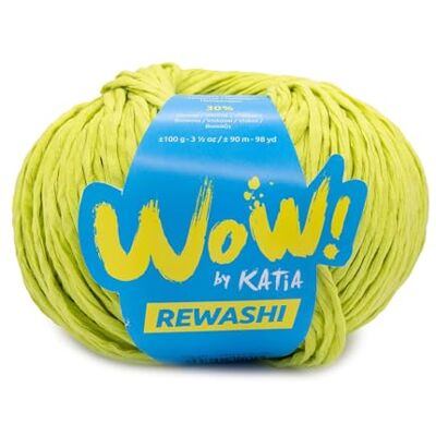 Katıa WOW REWASHI di Katia in gomitoli da 100 g e 90 m (Pistacchio (65)) Katıa WOW REWASHI di Katia in gomitoli da 100 g e 90 m (Pistacchio (65))