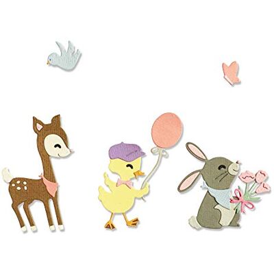Sizzix Fustella Thinlits di Jen Long confezione da 5 Sizzix Fustella Thinlits di Jen Long confezione da 5