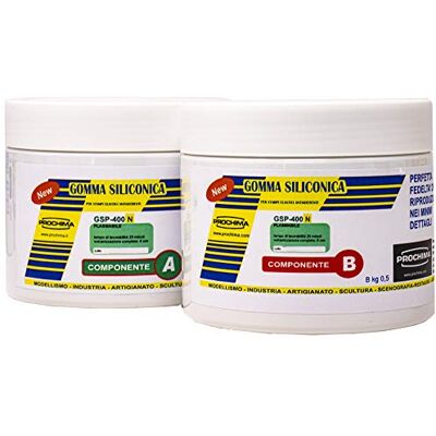 PROCHIMA Gomma Siliconiche Gsp-400 N A+B, 1 kg PROCHIMA Gomma Siliconiche Gsp-400 N A+B, 1 kg