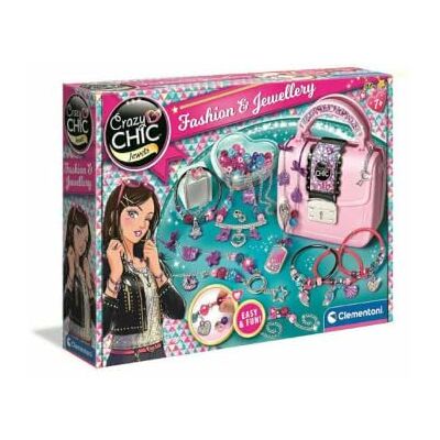 Clementoni Arte e artigianato, Crazy Chic Moda e gioielleria, 7-10 anni, Clementoni Arte e artigianato, Crazy Chic Moda e gioielleria, 7-10 anni,