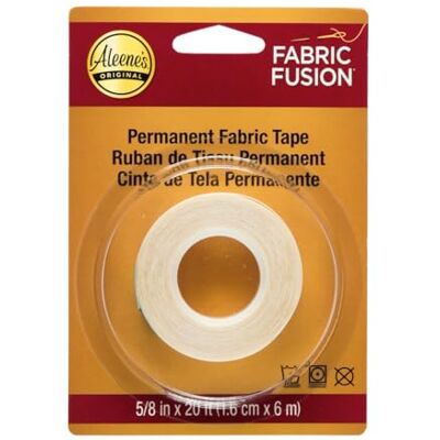Aleene's Fabric Fusion Nastro Adesivo Colla per Tessuti 1,6 cm x 6 m – Atossica Colla Trasparente per Hobby, Riparazioni Veloci, Fai da te e Cucito Creativo Aleene's Fabric Fusion Nastro Adesivo Colla per Tessuti 1,6 cm x 6 m – Atossica Colla Trasparente per Hobby, Riparazioni Veloci, Fai da te e Cucito Creativo
