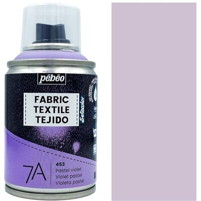 PEBEO Pittura spray per tessuti 7A Spray Tessuti naturali e sintetici A base acqua Senza solventi Lavabile in lavatrice Pittura su tessuto colore Viola pastello PEBEO Pittura spray per tessuti 7A Spray Tessuti naturali e sintetici A base acqua Senza solventi Lavabile in lavatrice Pittura su tessuto colore Viola pastello