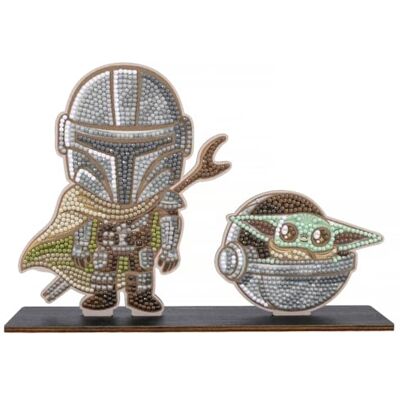 ART Mandalorian & Grogu Duo Buddies XL Kit Double Buddies ART Mandalorian & Grogu Duo Buddies XL Kit Double Buddies