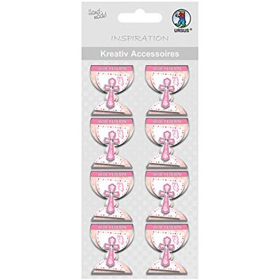URSUS 564000352 F Creativo Accessori Heavenly Signs, Noi Celebrazioni, 8 Pezzi, Rosa URSUS 564000352 F Creativo Accessori Heavenly Signs, Noi Celebrazioni, 8 Pezzi, Rosa