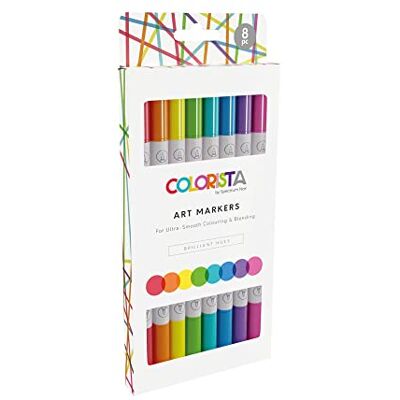 Spectrum Noir Colorista Art Confezione da 8 pennarelli con tonalità brillanti Spectrum Noir Colorista Art Confezione da 8 pennarelli con tonalità brillanti