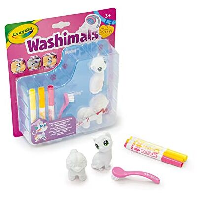 CRAYOLA Washimals Pets, Set Ricarica Cagnolino & Gattino, Gioco e Regalo per Bambini, da 3 Anni, CRAYOLA Washimals Pets, Set Ricarica Cagnolino & Gattino, Gioco e Regalo per Bambini, da 3 Anni,