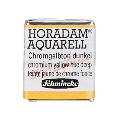 Schmincke HORADAM® AQUARELL accuarelles per artisti, 213 giallo scuro cromo, 14 213 044, 1/2 godet Schmincke HORADAM® AQUARELL accuarelles per artisti, 213 giallo scuro cromo, 14 213 044, 1/2 godet