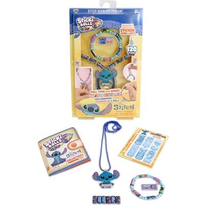 Ravensburger SkyCastle Sticki Rolls Serie 2: Set Pendente Stitch Braccialetti e ciondolo con etichette per bambine a partire dai 5 anni Ravensburger SkyCastle Sticki Rolls Serie 2: Set Pendente Stitch Braccialetti e ciondolo con etichette per bambine a partire dai 5 anni