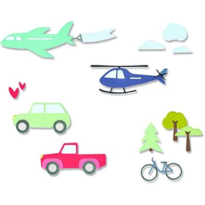 Sizzix Thinlits Die Set 13PK Collezione di trasporto di Jamie Steel Capitolo 2 2022 Sizzix Thinlits Die Set 13PK Collezione di trasporto di Jamie Steel Capitolo 2 2022