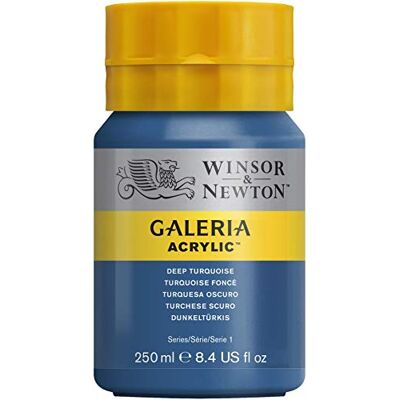Winsor & Newton WN Acrilico Galeria 250ml Turchese Scuro Winsor & Newton WN Acrilico Galeria 250ml Turchese Scuro
