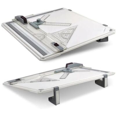 NEWFUN Lavagna da Disegno Professionale,Rapid Drawing Board per Tavolo da Disegno A3,Avolo da Disegno Multifunzionale per il Disegno Tecnico, Binario per il Disegno Parallelo, Angolo Regolabile NEWFUN Lavagna da Disegno Professionale,Rapid Drawing Board per Tavolo da Disegno A3,Avolo da Disegno Multifunzionale per il Disegno Tecnico, Binario per il Disegno Parallelo, Angolo Regolabile