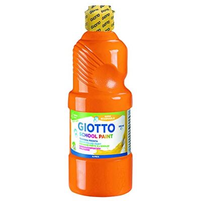 Giotto 535305 Tempera Lavabile da 500ml, Arancione Giotto 535305 Tempera Lavabile da 500ml, Arancione