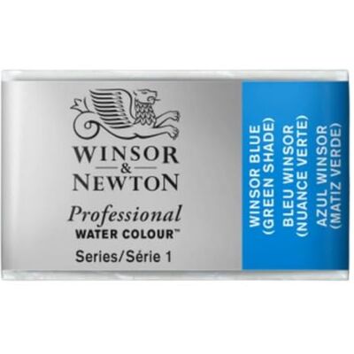 Winsor & Newton Professional Vernici ad acquerello, vivaci e resistenti alla luce, pigmenti per artisti, GODET INTERO, colore: Blu Winsor (Tonalità Verde) Winsor & Newton Professional Vernici ad acquerello, vivaci e resistenti alla luce, pigmenti per artisti, GODET INTERO, colore: Blu Winsor (Tonalità Verde)