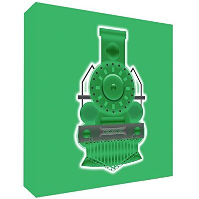 ART Traina6Blk-21It Treno Annata Token Decorativo in Acrilico, Levigatura a Diamante, Disegno Illustrativo, Verde, 10.5x14.8x2cm ART Traina6Blk-21It Treno Annata Token Decorativo in Acrilico, Levigatura a Diamante, Disegno Illustrativo, Verde, 10.5x14.8x2cm