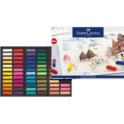 Faber-Castell Mini pastelli morbidi STUDIO QUALITY, astuccio da 72 pezzi Faber-Castell Mini pastelli morbidi STUDIO QUALITY, astuccio da 72 pezzi