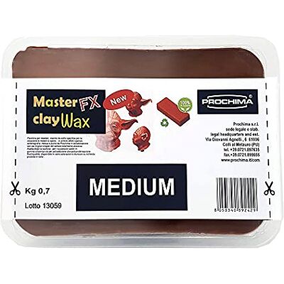 PROCHIMA , Plastilina Specifica per la Creazione di Modelli e Opere, Colore Rosso (Totalmente Atossico), 700 gr PROCHIMA , Plastilina Specifica per la Creazione di Modelli e Opere, Colore Rosso (Totalmente Atossico), 700 gr