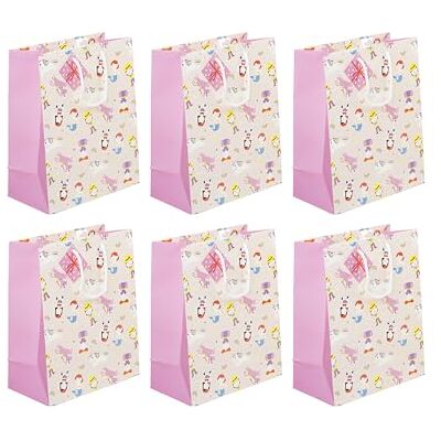 Eurowrap Pack 6 sacchetti regalo per bambini 26,5x14x33cm Eurowrap Pack 6 sacchetti regalo per bambini 26,5x14x33cm