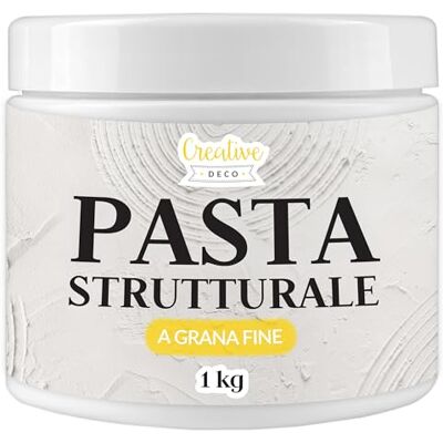 Creative Pasta Strutturale a Grana Fine 1kg Massa Bianca Pasta Modellabile per Progetti Artistici e Pittura Acrilica Facile da Usare per Effetti 3D Struttura Sabbia Creative Pasta Strutturale a Grana Fine 1kg Massa Bianca Pasta Modellabile per Progetti Artistici e Pittura Acrilica Facile da Usare per Effetti 3D Struttura Sabbia