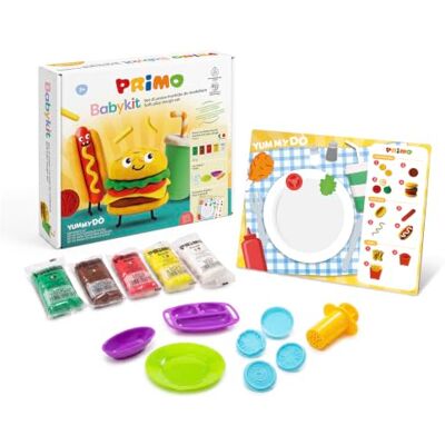 PRIMO Babykit Pasta da Modellare in Set da 5 Panetti di Pasta Modellabile Easydò Made in Italy, Giochi Bambini 3 Anni per Stimolare la Creatività Kit Cartoleria e Lavoretti Creativi per Bambini PRIMO Babykit Pasta da Modellare in Set da 5 Panetti di Pasta Modellabile Easydò Made in Italy, Giochi Bambini 3 Anni per Stimolare la Creatività Kit Cartoleria e Lavoretti Creativi per Bambini
