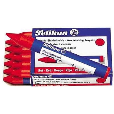 Pelikan Wachs-Signierkreide 772/12 Rot Pelikan Wachs-Signierkreide 772/12 Rot