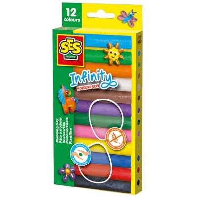 Creative Plastilina Infinity per modellare Confezione da 12 (180gr) Creative Plastilina Infinity per modellare Confezione da 12 (180gr)