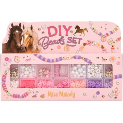 Depesche Miss Melody Set di perline per il fai da te, 12 tipi di perline in diversi colori e forme. colori e forme, per la creazione creativa di braccialetti e collane Depesche Miss Melody Set di perline per il fai da te, 12 tipi di perline in diversi colori e forme. colori e forme, per la creazione creativa di braccialetti e collane