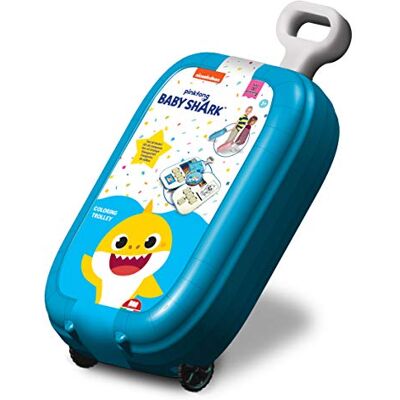 Multiprint Trolley Set Baby Shark, Made in Italy, Album da Colorare, Stickers, Pennarelli e Matite, Set Timbrini Bimbi, in Legno e Gomma Naturale, Inchiostro Lavabile Atossico, Idea Regalo, Art.64995 Multiprint Trolley Set Baby Shark, Made in Italy, Album da Colorare, Stickers, Pennarelli e Matite, Set Timbrini Bimbi, in Legno e Gomma Naturale, Inchiostro Lavabile Atossico, Idea Regalo, Art.64995