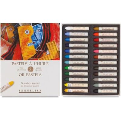 Sennelier Pastelli ad olio 24 Colori Qualità artistica (Francia Import) Made in France Sennelier Pastelli ad olio 24 Colori Qualità artistica (Francia Import) Made in France