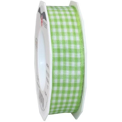 Nastro Vichy Verde/Bianco C.E. Pattberg - 20m per regali Nastro Vichy Verde/Bianco C.E. Pattberg - 20m per regali