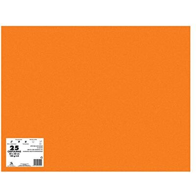 DOHE Confezione da 25 cartoncini, 50 x 65 mm, colore: arancione fuoco DOHE Confezione da 25 cartoncini, 50 x 65 mm, colore: arancione fuoco