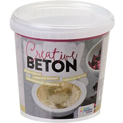 Glorex Calcestruzzo Creativo, 1500 g in Un Secchio, Composto Universale per getti di calcestruzzo, di Alta qualità e Privo di Sostanze nocive, Resistente alle intemperie e al Gelo Glorex Calcestruzzo Creativo, 1500 g in Un Secchio, Composto Universale per getti di calcestruzzo, di Alta qualità e Privo di Sostanze nocive, Resistente alle intemperie e al Gelo
