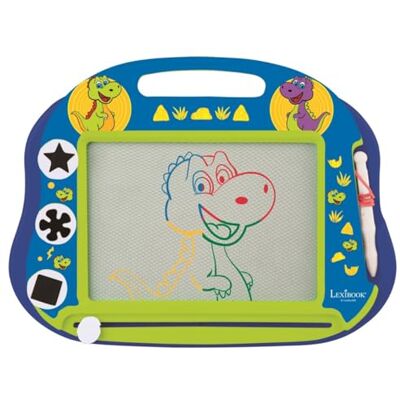 Lexibook Lavagna Magica Magnetica, Disegni Multicolore, Giocattolo Artistico per Ragazze e Ragazzi, Penna e timbri per Disegno, Lexibook Lavagna Magica Magnetica, Disegni Multicolore, Giocattolo Artistico per Ragazze e Ragazzi, Penna e timbri per Disegno,