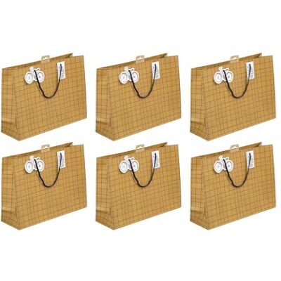 Eurowrap Pack 6 sacchetti regalo per adulti 37,3x11,8x27 Eurowrap Pack 6 sacchetti regalo per adulti 37,3x11,8x27