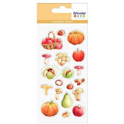Artemio Adesivi Puffies, Frutta e Verdura Autunnale Artemio Adesivi Puffies, Frutta e Verdura Autunnale