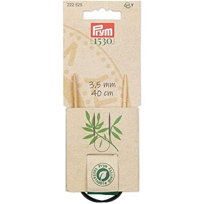 Prym 1530 Bamboo (40 cm, 3,50 mm) Ago a maglia circolare 1 unità Prym 1530 Bamboo (40 cm, 3,50 mm) Ago a maglia circolare 1 unità